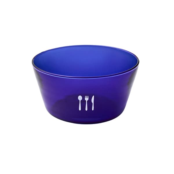 耐熱ガラス デザートカップ ブルー