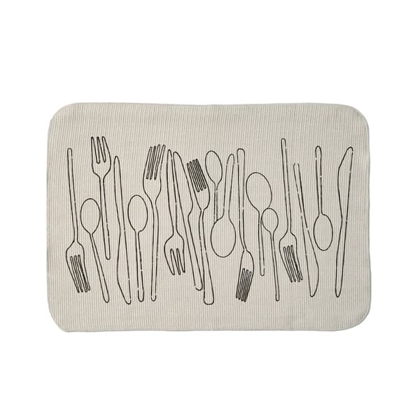 抗菌防臭水切マット&ふきん カトラリー