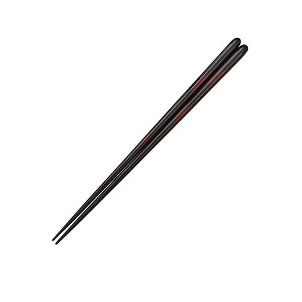 越前塗 刷毛目塗り分け箸 黒｜SALE（お箸・カトラリー）｜料理家