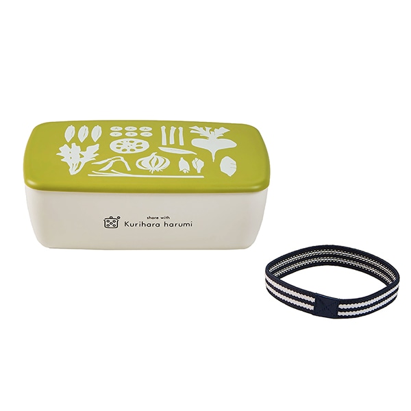 汁漏れしにくい一段弁当箱 イエロー