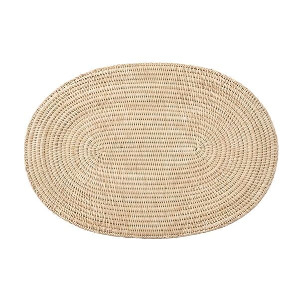 【WEB限定】ラタンオーバルプレイスマット