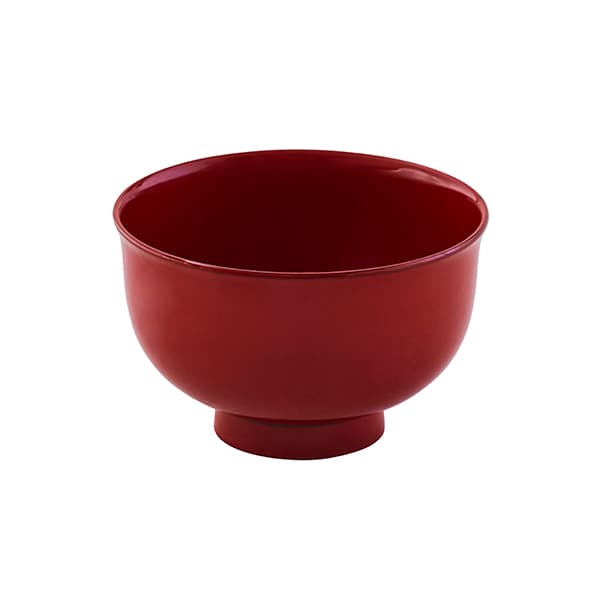 食洗機対応 羽反雑煮椀 朱