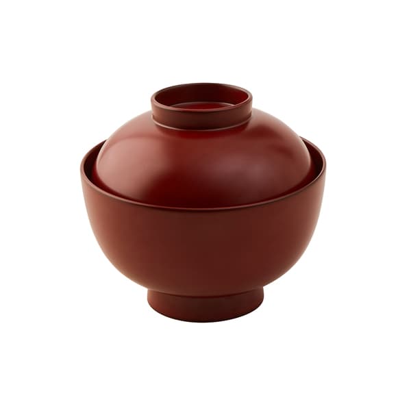 越前塗 親子椀 朱