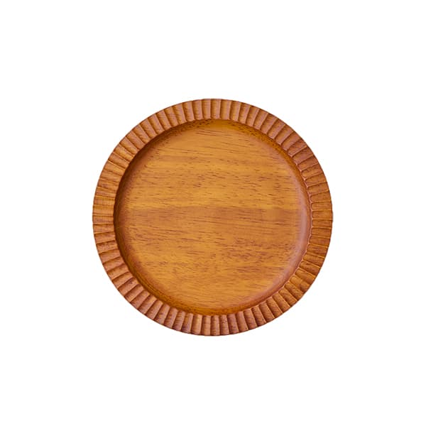 木製フリルプレート 16cm