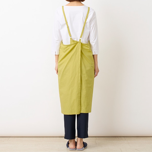 コットンリネンカラーフリークロスエプロン