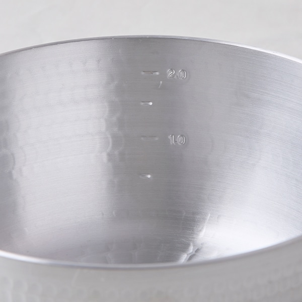 【WEB限定】中尾アルミ 打ち出しヤットコ鍋 21cm