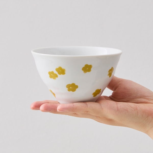 梅花飯碗 黄