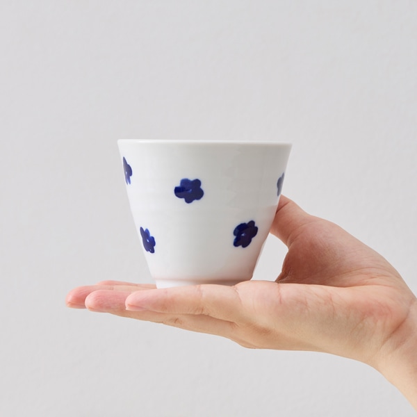 梅花カップ 呉須