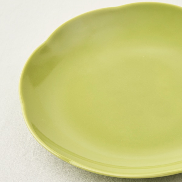 フラワープレート 16cm ハーブグリーン