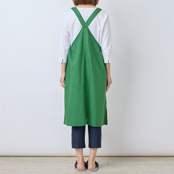 リネンコットンジャンスカエプロン