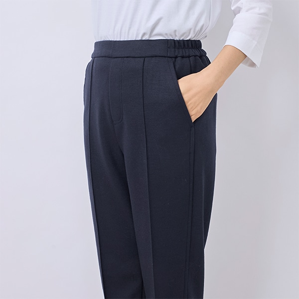 ウールブレンドテーパードパンツ