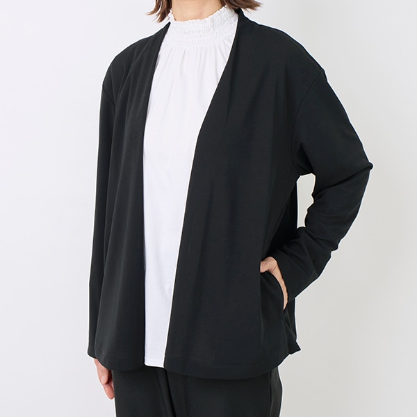 強撚スムーストッパーカーディガン