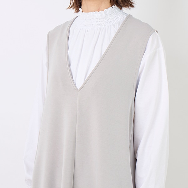 ダブルジャージージャンパースカート