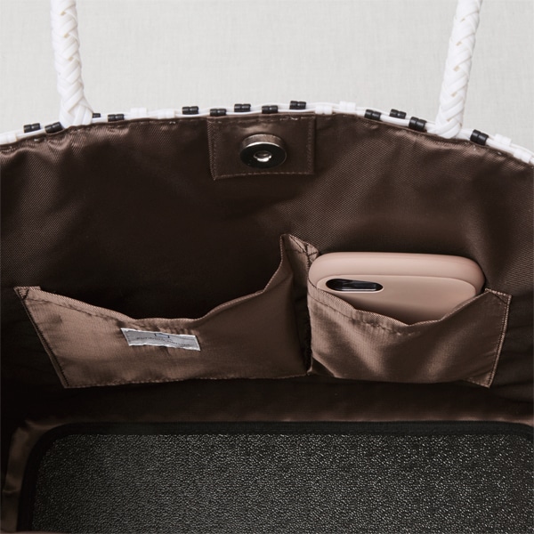 テープかごバッグ M