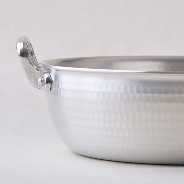 【WEB限定】中尾アルミ 打ち出し揚げ鍋 24cm