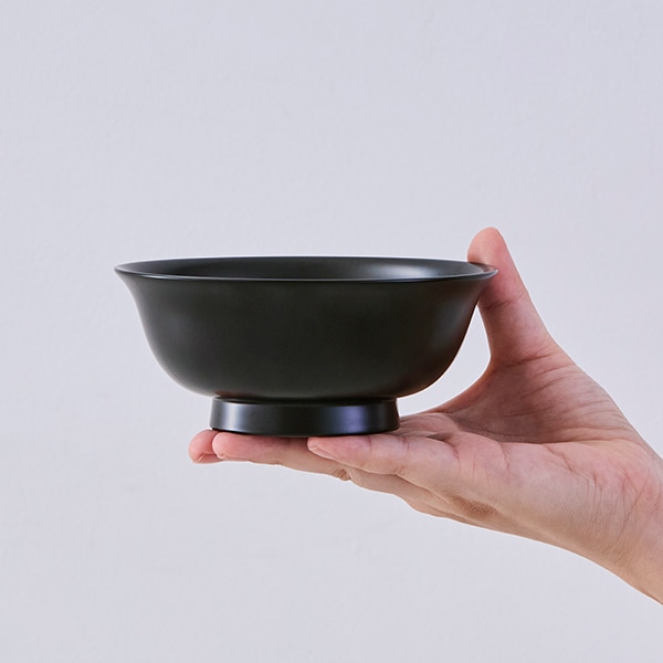 食洗機対応 平椀 黒