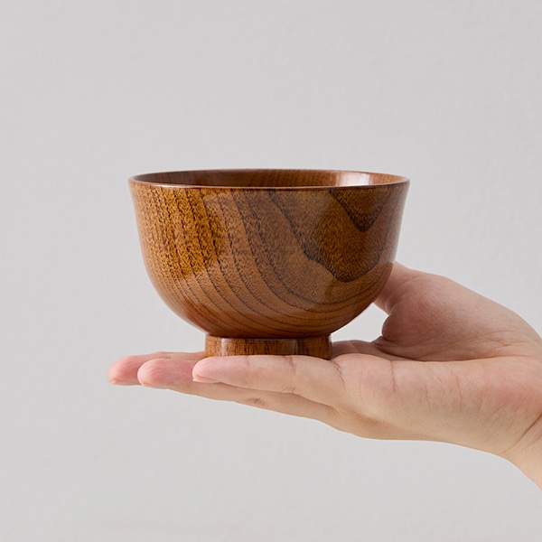 食洗機対応 木製羽反汁椀