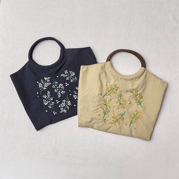 刺繍マルシェバッグS ピラカンサ