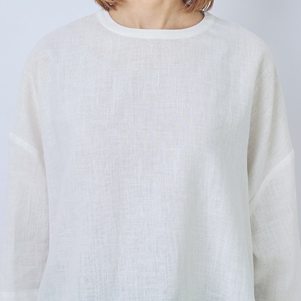 ラミー七分袖ブラウス