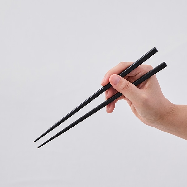 食洗機対応箸 5膳セット 黒