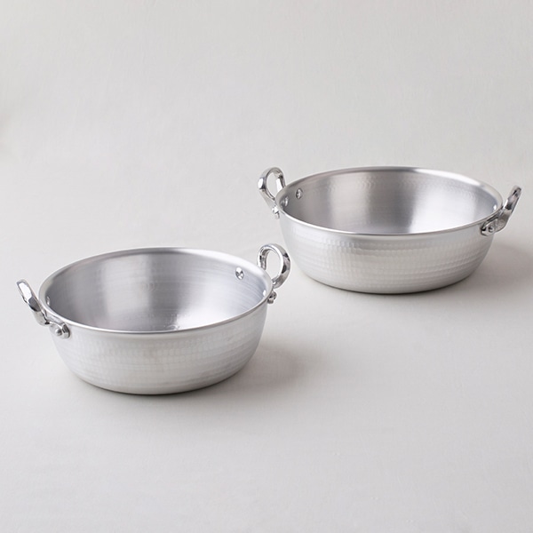 【WEB限定】中尾アルミ 打ち出し揚げ鍋 21cm