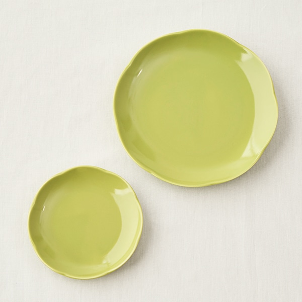 フラワープレート 11cm ハーブグリーン