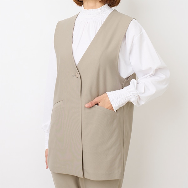 ハイストレッチVネックジレ