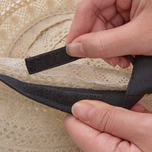 ウォッシャブルレースハット