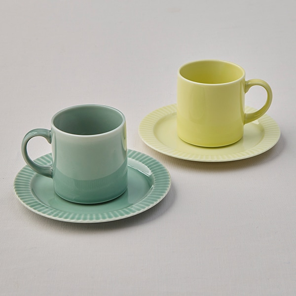 ソーサープレート 15cm イエロー