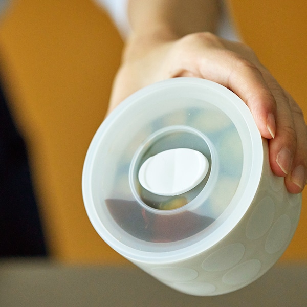 ドット レンジパック 密封蓋付き 白