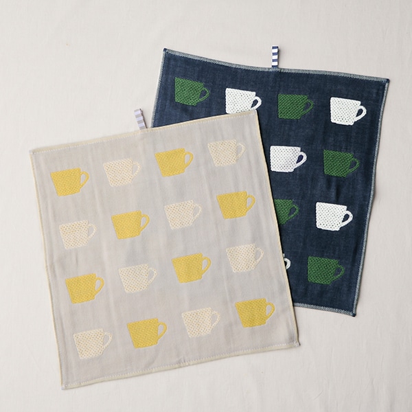 3重ガーゼカップふきん