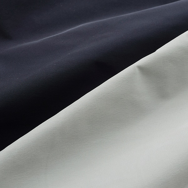 撥水ノーカラーロングアウター