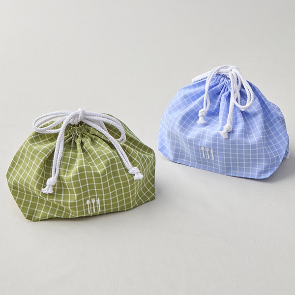 ランチ巾着 チェック