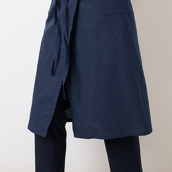 コットンリネンカラーエプロン