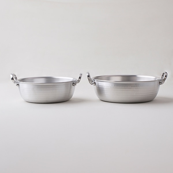 【WEB限定】中尾アルミ 打ち出し揚げ鍋 24cm