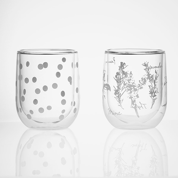 耐熱ガラス ダブルウォールタンブラー ハーブ