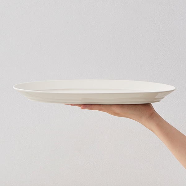 オーバルプレート 大 アイボリー