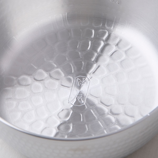 【WEB限定】中尾アルミ 打ち出しヤットコ鍋 18cm