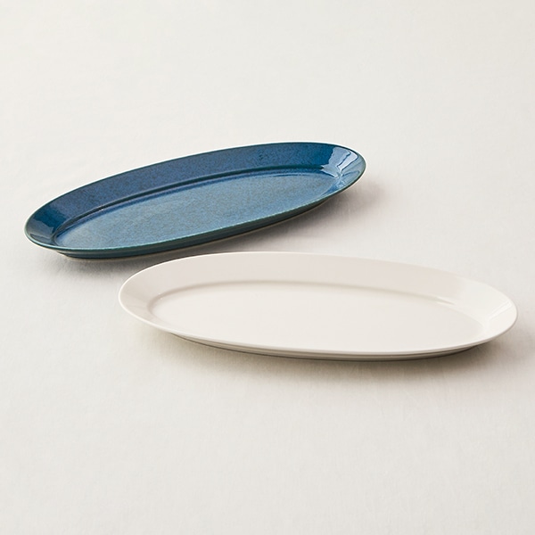 オーバルプレート 大 アイボリー