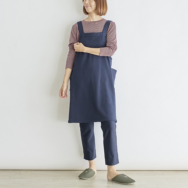 ウォームボーダークルーネックTシャツ