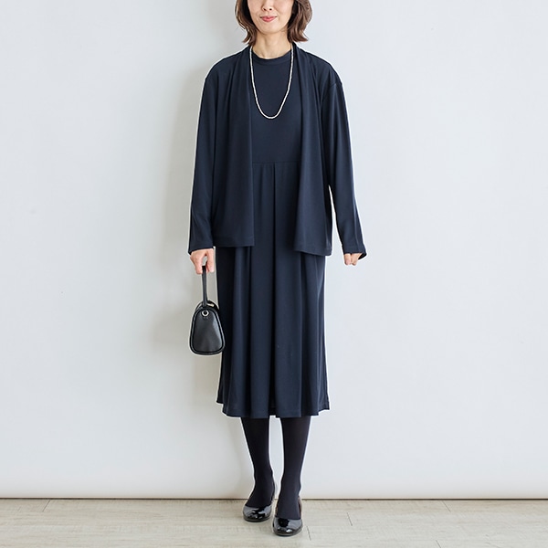 強撚スムーストッパーカーディガン