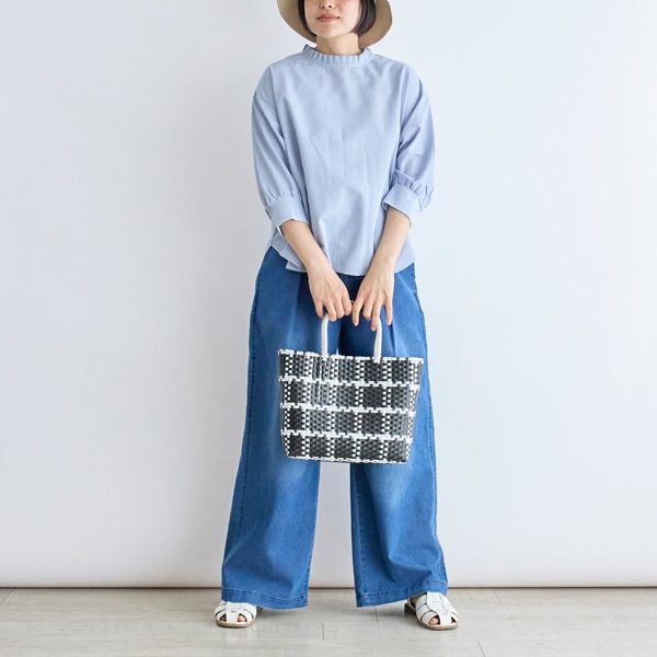 テープかごバッグ S