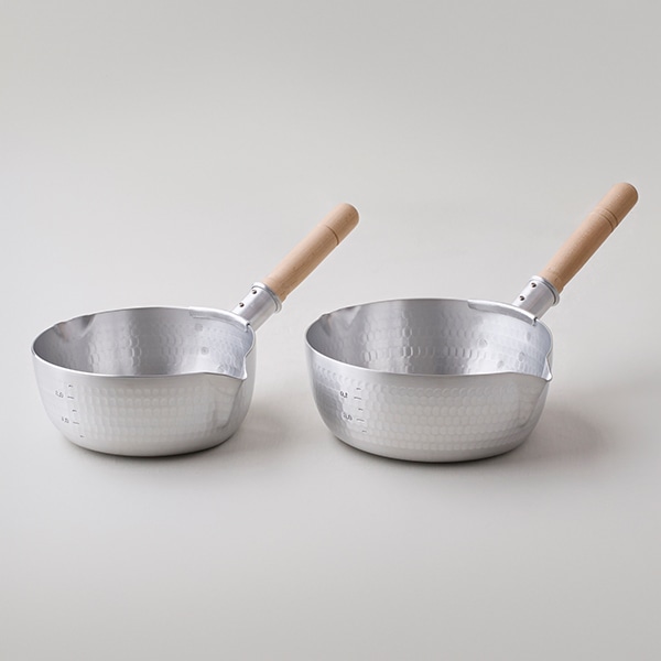 【WEB限定】中尾アルミ 打ち出しペリカン雪平鍋 18cm