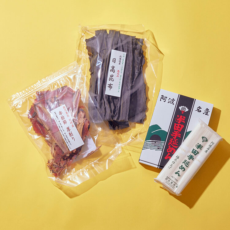 半田手延べそうめんとだしを楽しむセット