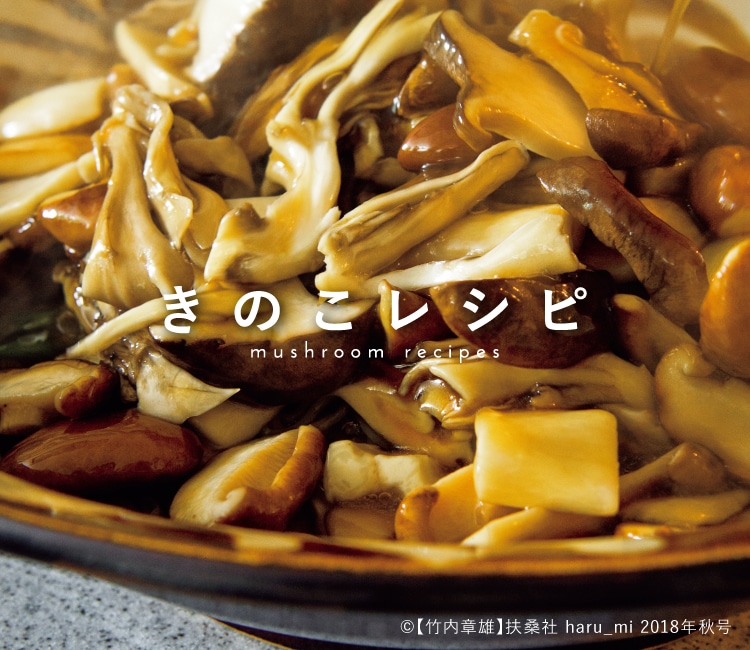 きのこレシピ レシピ特集 料理家 栗原はるみ レシピ オンラインショップ 公式 ゆとりの空間