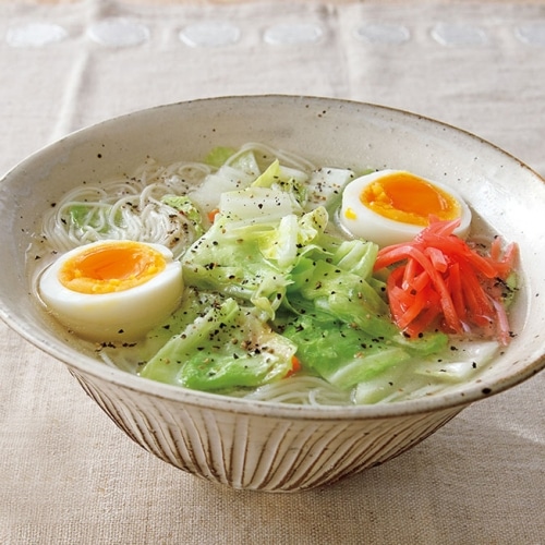 塩ゆで卵のにゅう麺