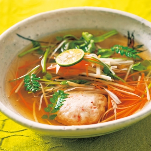 エビしんじょの和風スープ