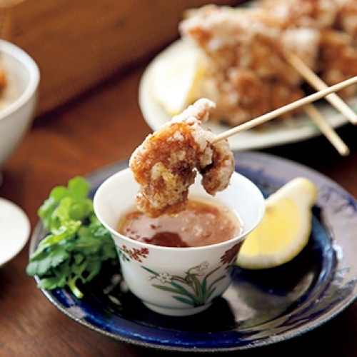 鶏のから揚げ、スイートチリソース