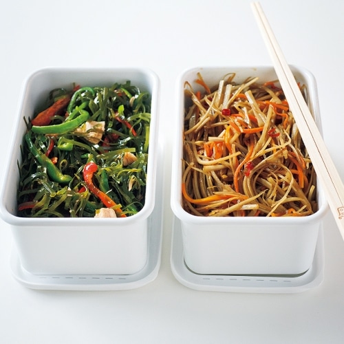 すき昆布とピーマン/ごぼうとにんじんのきんぴら