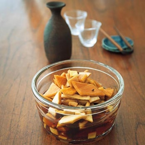 大根の皮の紹興酒漬け